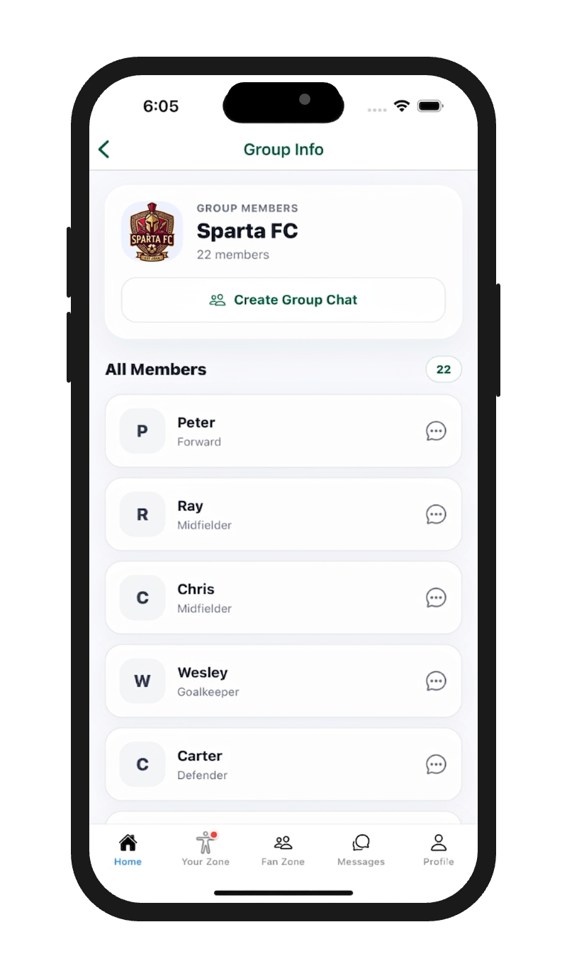 Plan: team chat